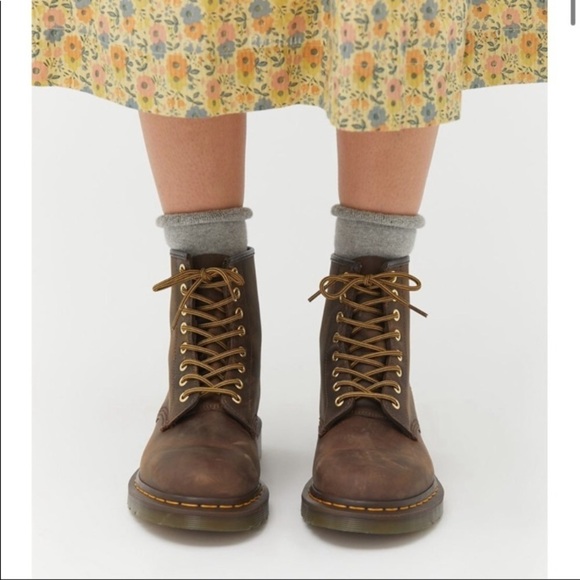 Dr. Martens Shoes - New Dr Martens 1460 brown distressed boots Size 9